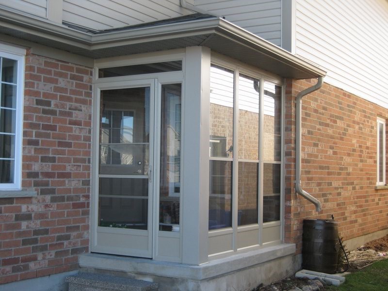 New porch enclosure